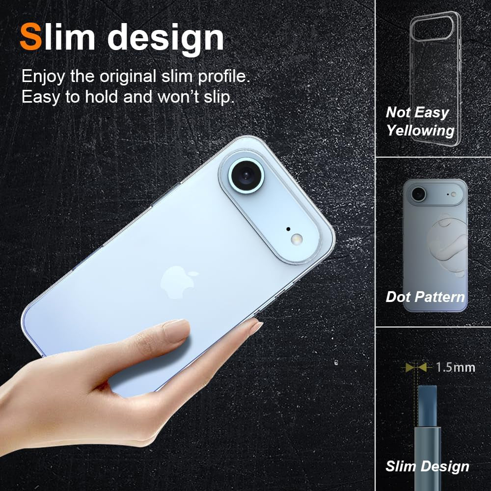Clear Thin Case for iPhone Air