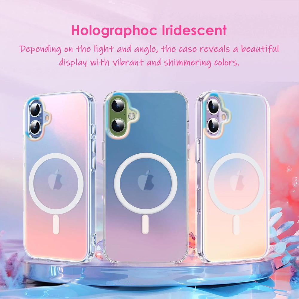 Iridescent Magsafe Compatible Case for iPhone 17