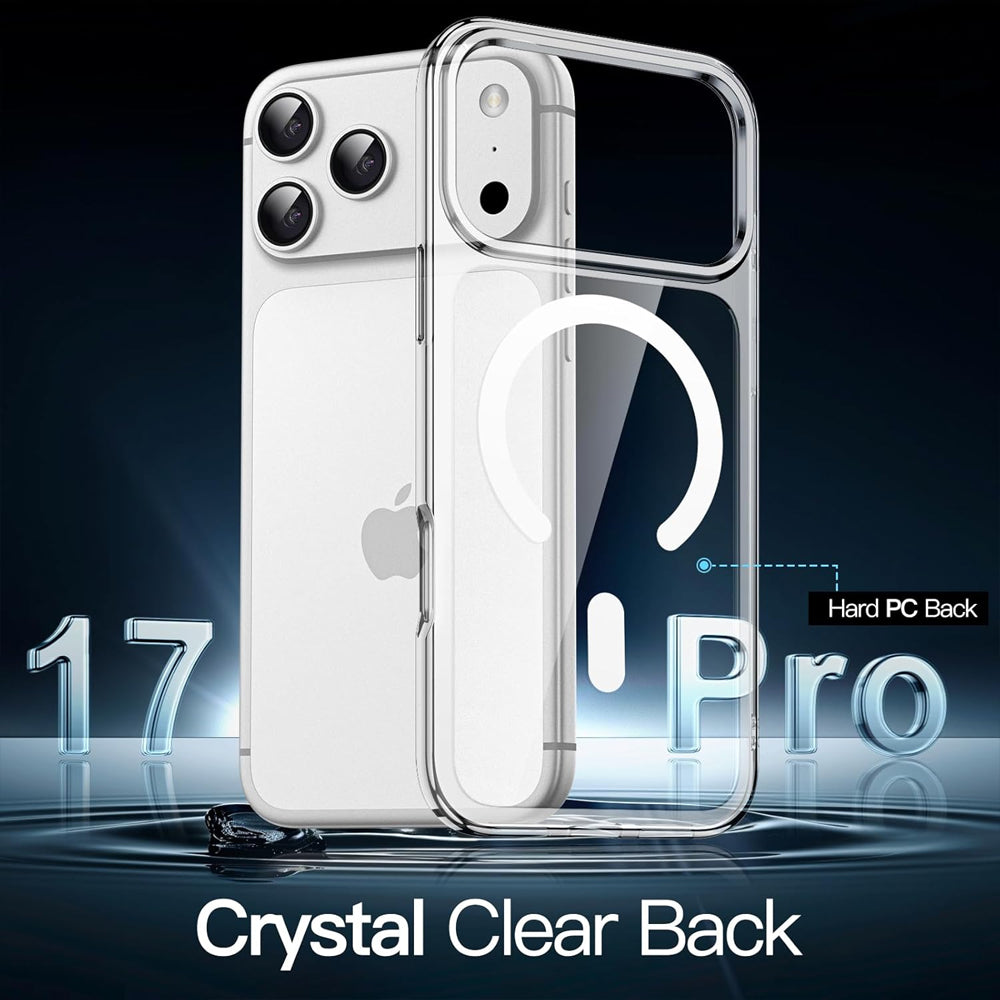 Magsafe Compatible Clear Case for iPhone 17 Pro