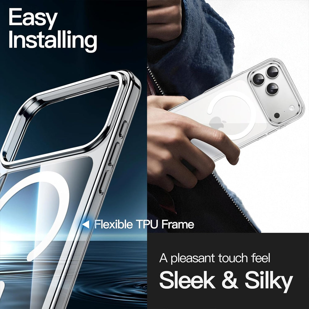 Magsafe Compatible Clear Case for iPhone 17 Pro Max