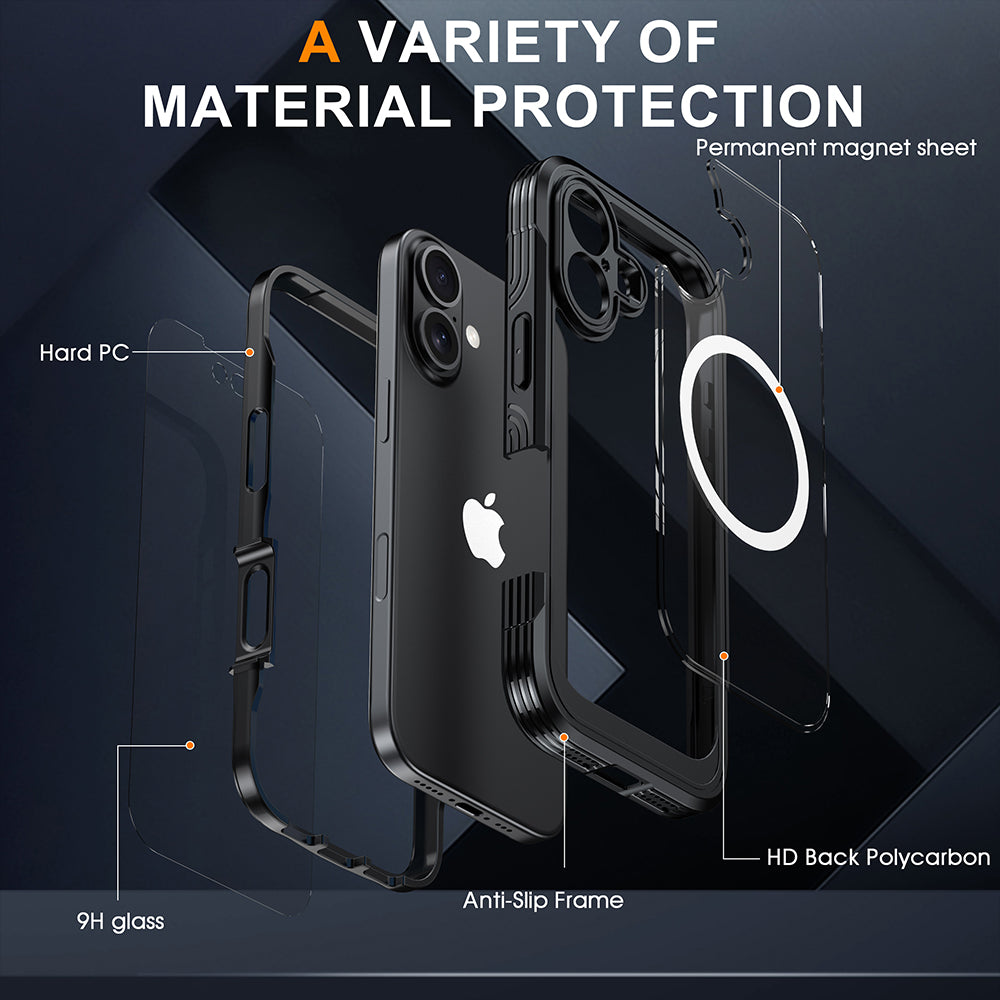 Heavy Duty 360 Magsafe Compatible Case for iPhone 17