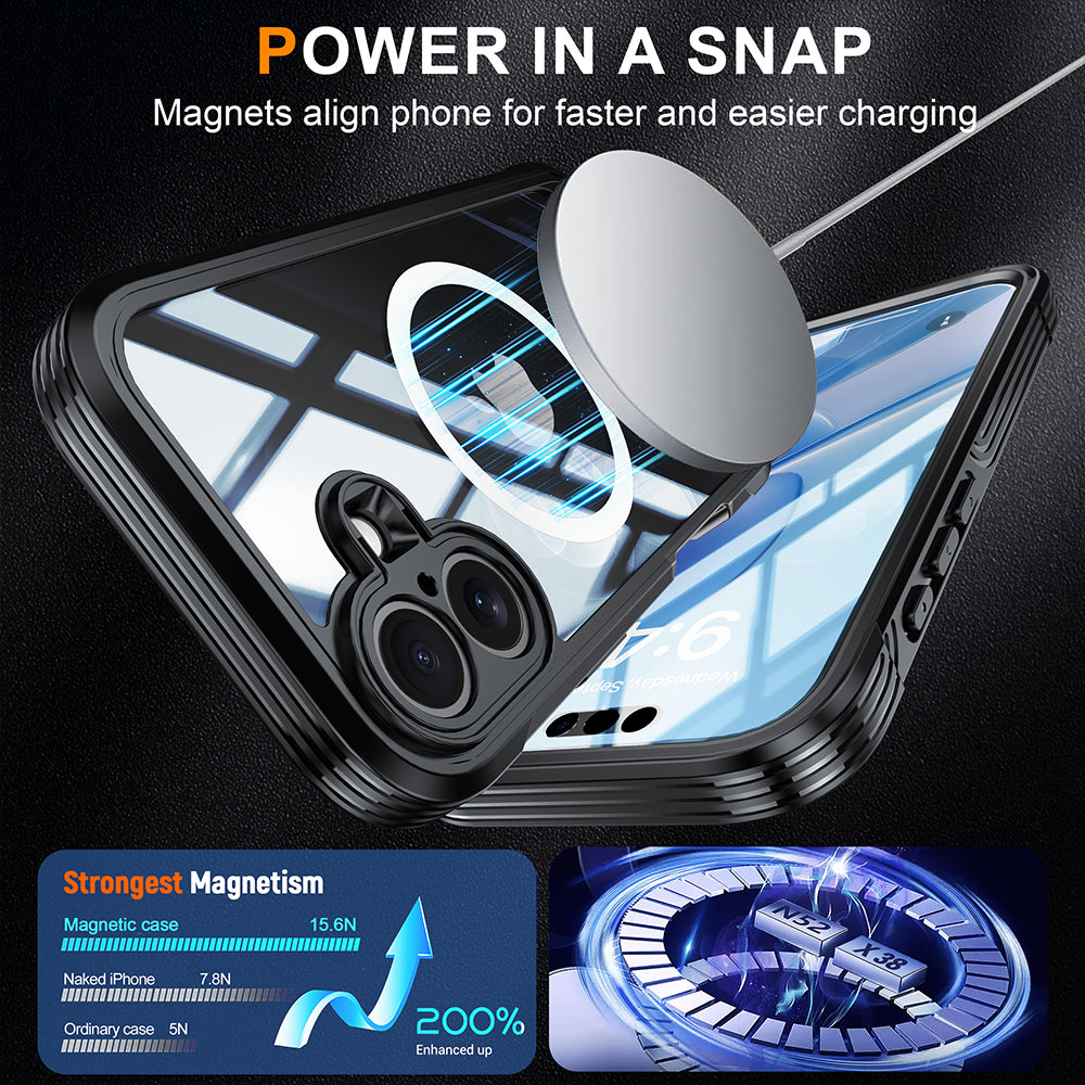 Heavy Duty 360 Magsafe Compatible Case for iPhone 17