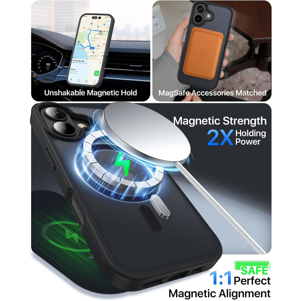 Matte Magsafe Compatible Case for iPhone 17