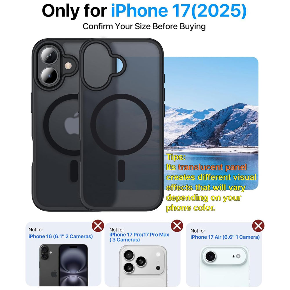 Matte Magsafe Compatible Case for iPhone 17
