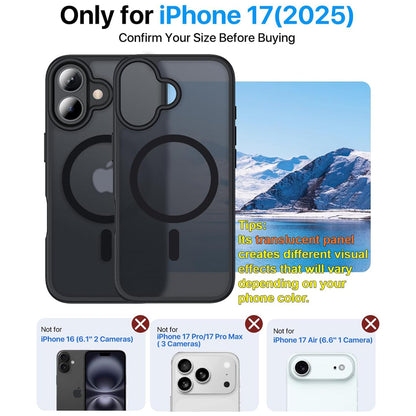 Matte Magsafe Compatible Case for iPhone 17