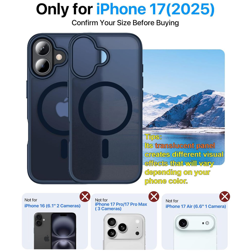 Matte Magsafe Compatible Case for iPhone 17