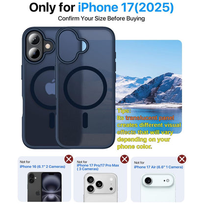 Matte Magsafe Compatible Case for iPhone 17
