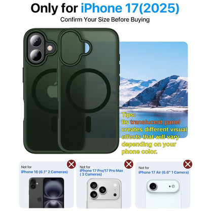 Matte Magsafe Compatible Case for iPhone 17