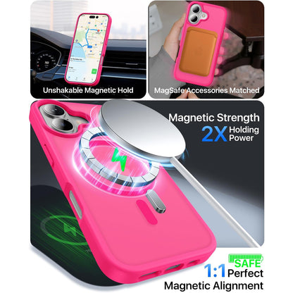 Matte Magsafe Compatible Case for iPhone 17