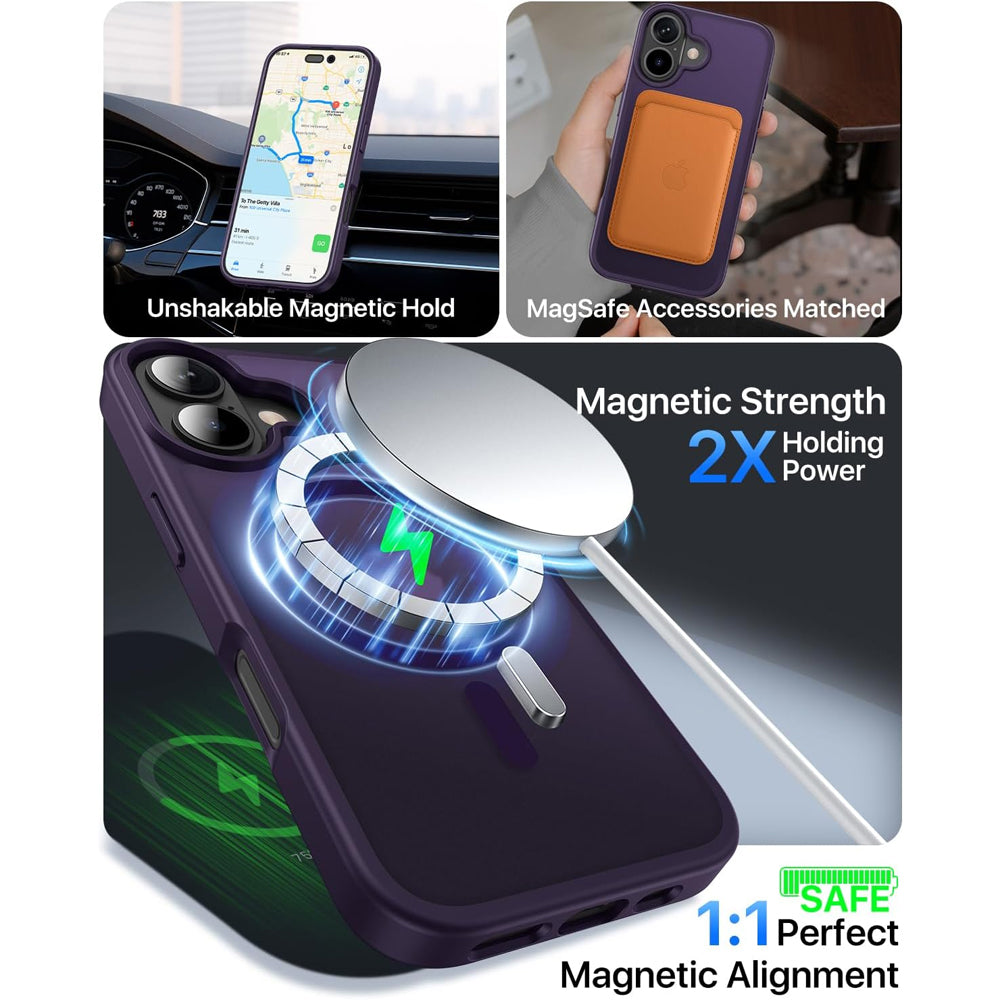 Matte Magsafe Compatible Case for iPhone 17