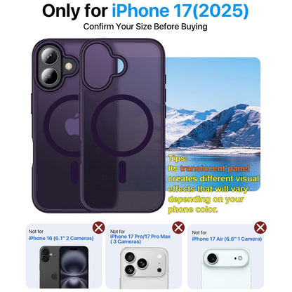 Matte Magsafe Compatible Case for iPhone 17