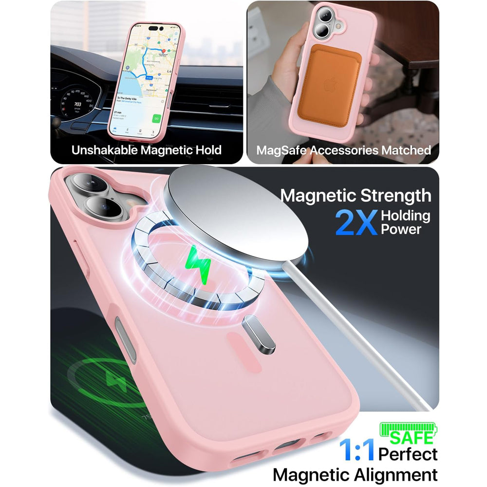 Matte Magsafe Compatible Case for iPhone 17