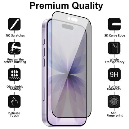 Anti-Glare Matte Glass Screen Protector for iPhone 17