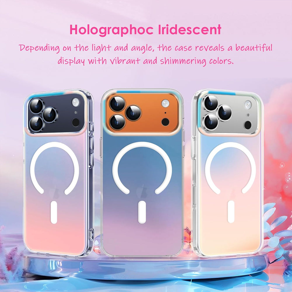 Iridescent Magsafe Compatible Case for iPhone 17 Pro Max