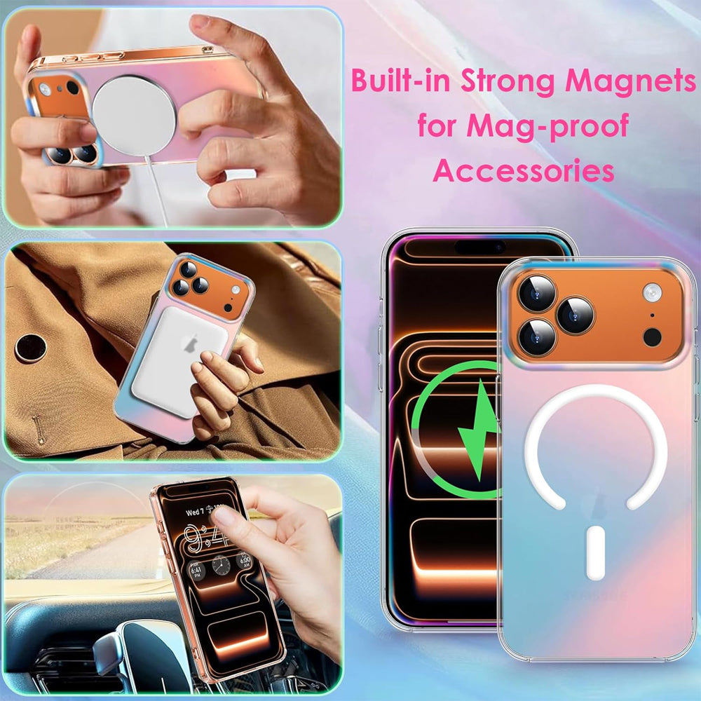 Iridescent Magsafe Compatible Case for iPhone 17 Pro Max