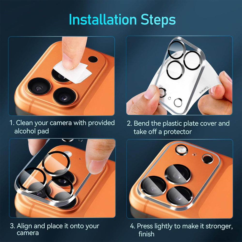 Camera Lens Glass Cover Protector for iPhone 17 Pro Max (1 pack)