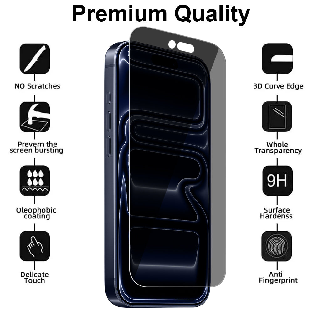 Privacy Glass Screen Protector for iPhone 17 Pro Max