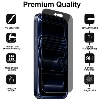 Privacy Glass Screen Protector for iPhone 17 Pro Max
