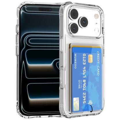 Clear Wallet Card Case for iPhone 17 Pro Max
