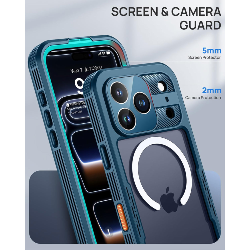 Redpepper Neon Waterproof Magsafe Compatible Case for iPhone 17 Pro