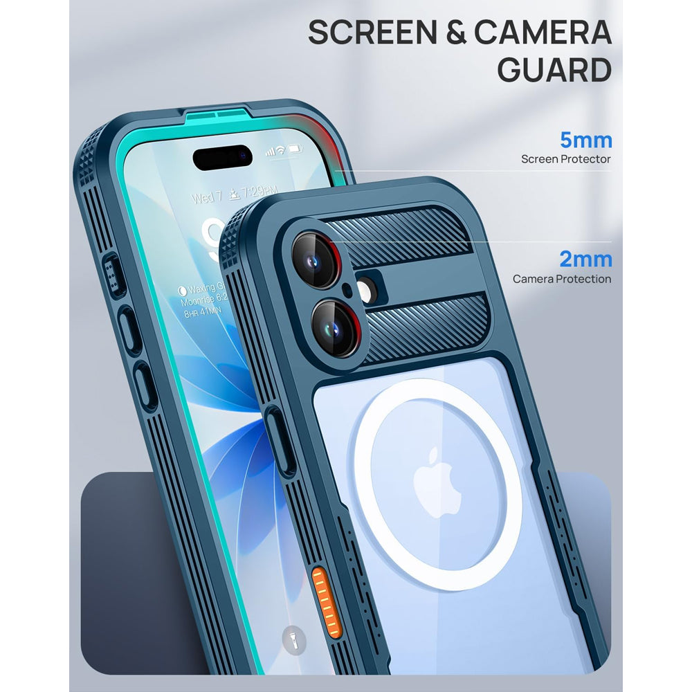 Redpepper Neon Waterproof Magsafe Compatible Case for iPhone 17