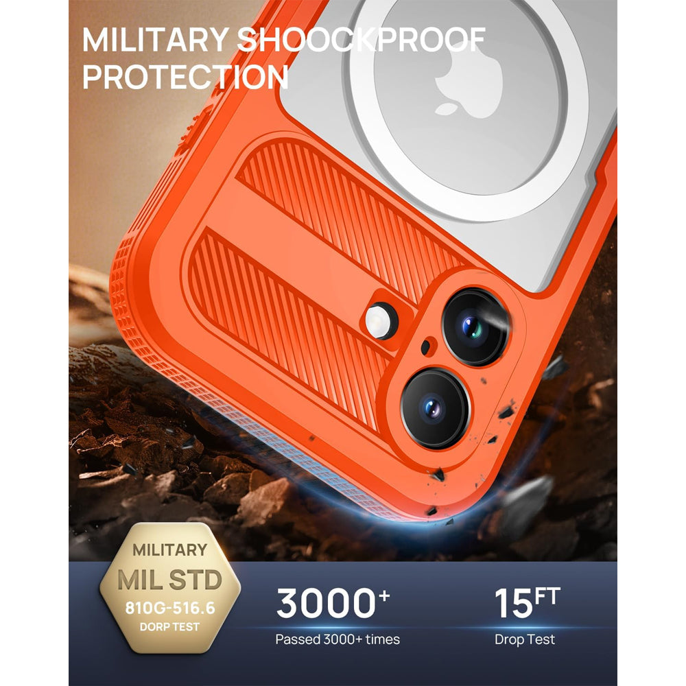 Redpepper Neon Waterproof Magsafe Compatible Case for iPhone 17