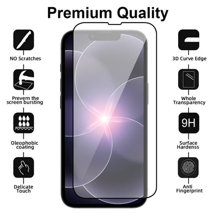Full Cover Glass Screen Protector for iPhone 17e