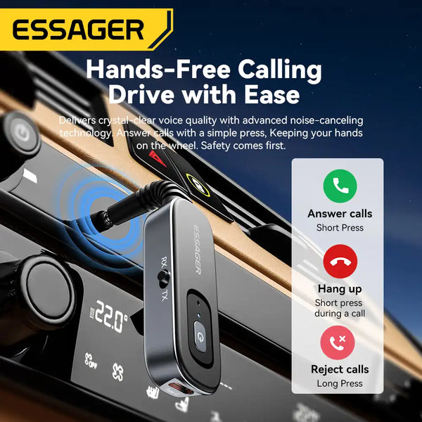 Bluetooth Transmitter / Receiver Audio Adapter - Essager