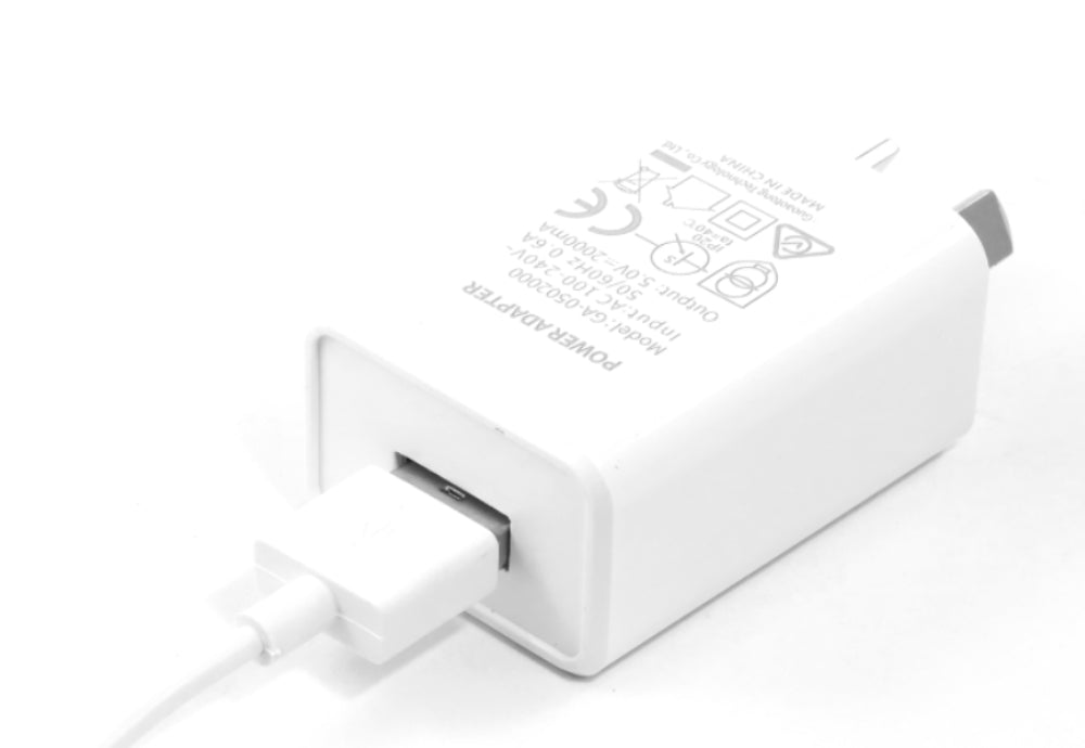 2A Wall Charger + TYPE-C cable - White combo