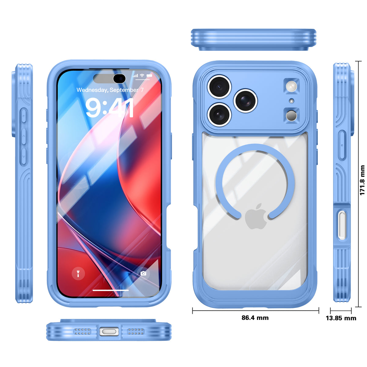 Heavy Duty 360 Magsafe Compatible Case for iPhone 18 Pro