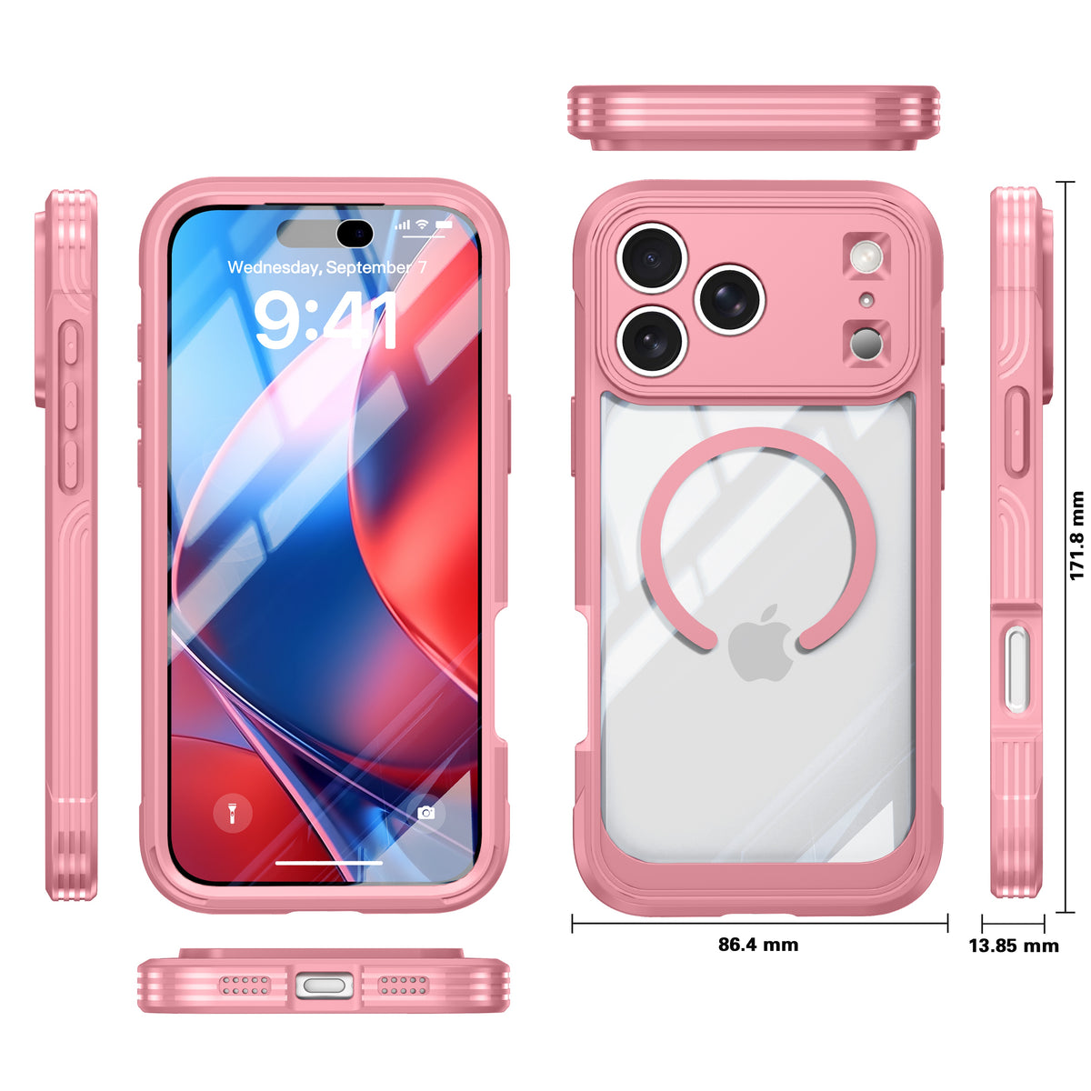 Heavy Duty 360 Magsafe Compatible Case for iPhone 18 Pro