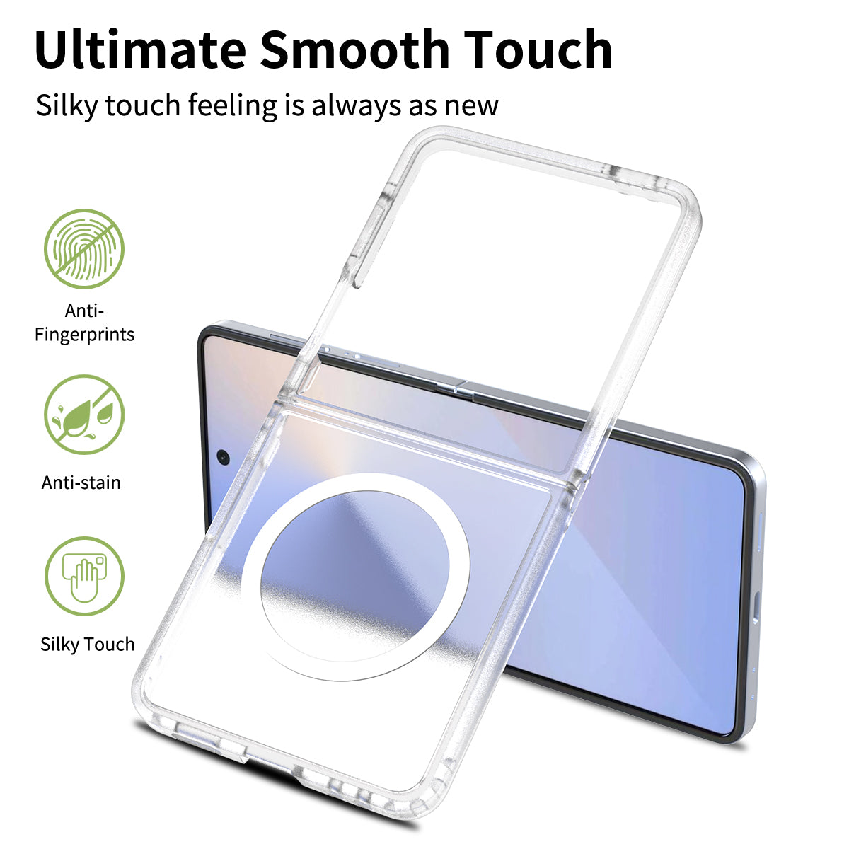Magsafe Compatible Matte Case for Samsung Galaxy Z Flip 7