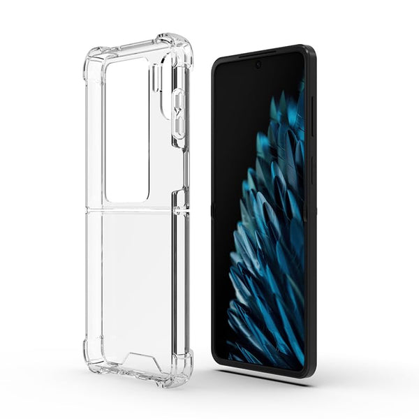 Clear Bumper case for Oppo Find N2 Flip