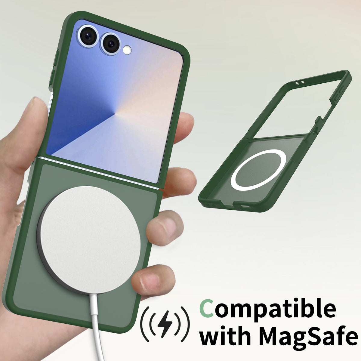 Magsafe Compatible Matte Case for Samsung Galaxy Z Flip 7