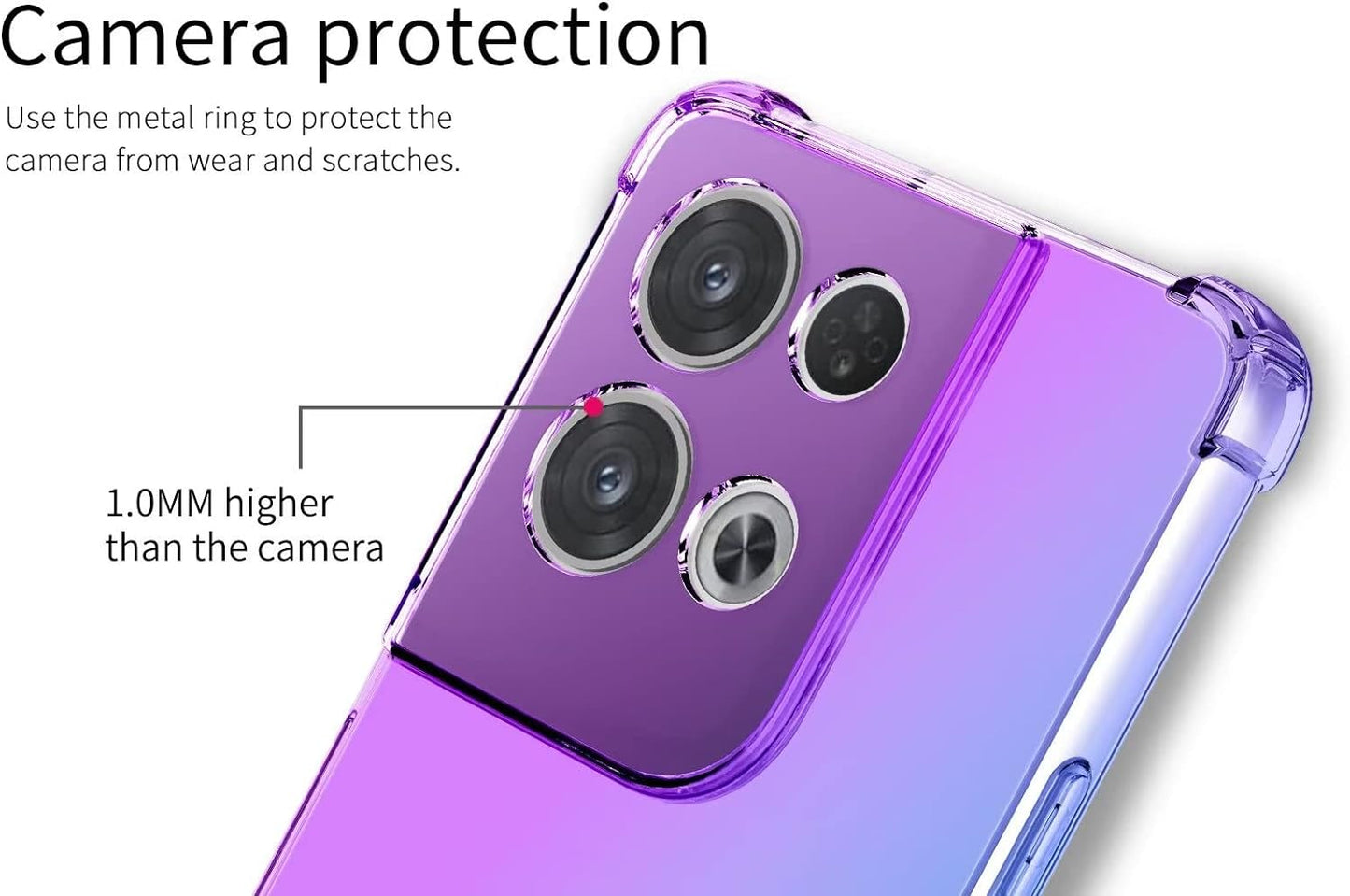 Gradient Gel Case for OPPO Reno8 5G