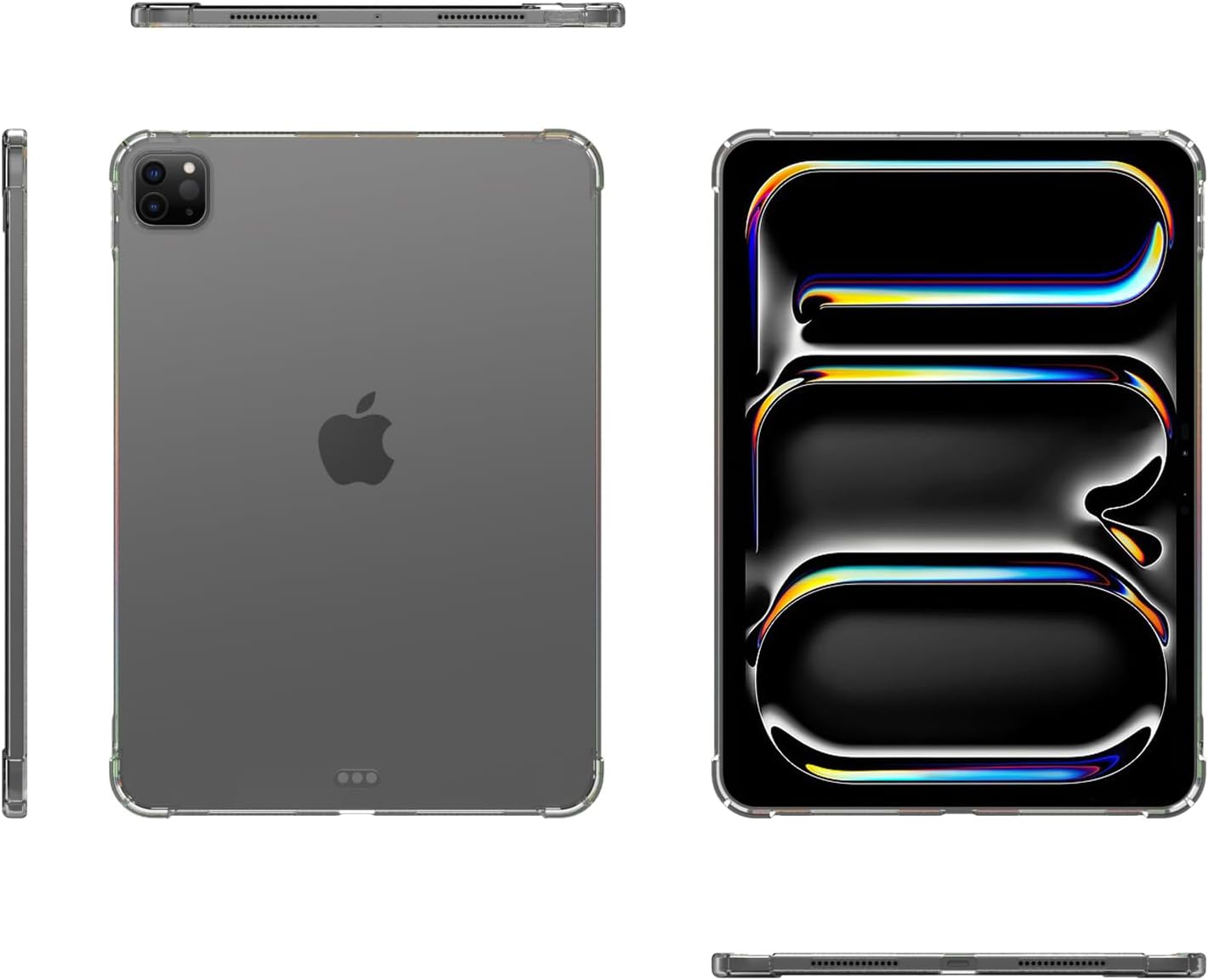 Clear Bumper Case for iPad Pro 13" M4 (2024)