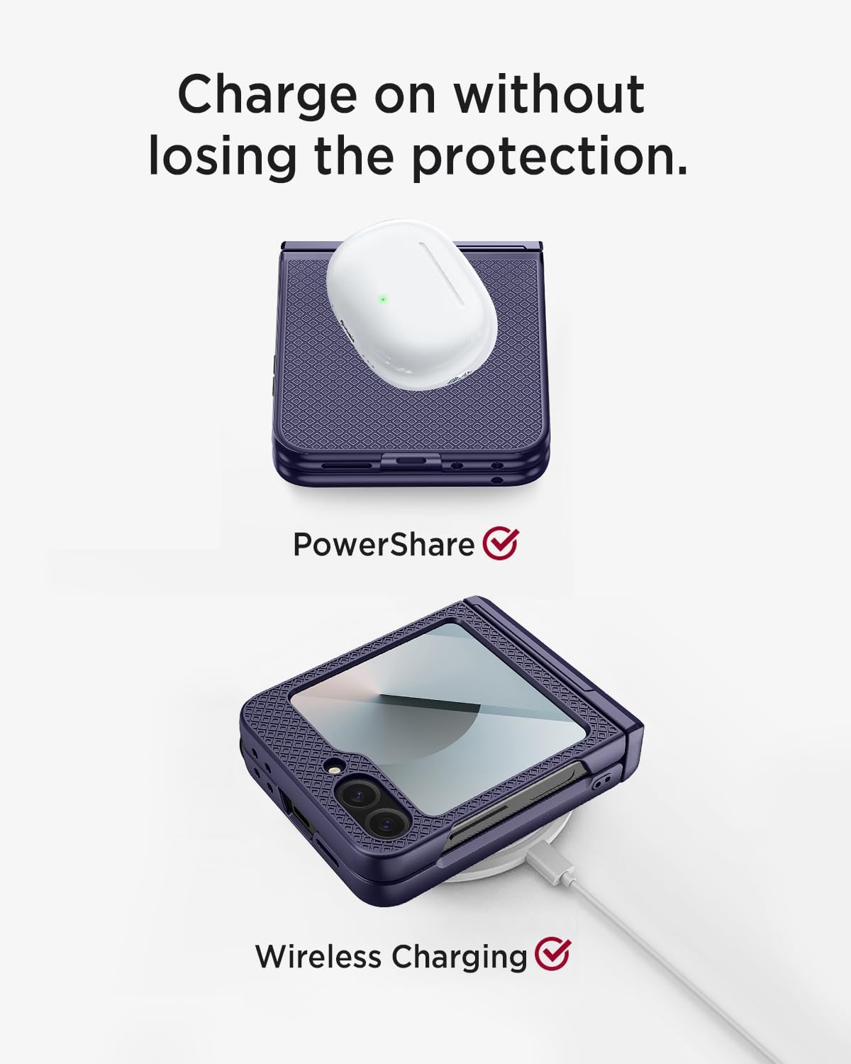 360 Protection Case for Samsung Galaxy Z Flip 6