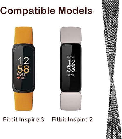 Milanese Metal Strap for Fitbit Inspire 3