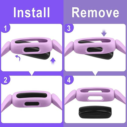 Rubber Strap / Case for Fitbit Ace 3