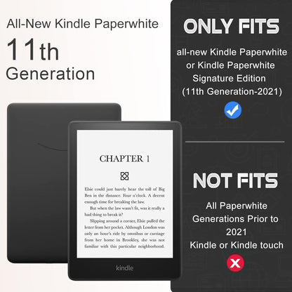Clear Bumper Case for Kindle Paperwhite 6.8" 11th Gen (2022)