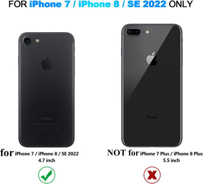 Heavy-Duty Card Holder Cover for iPhone SE (2020)