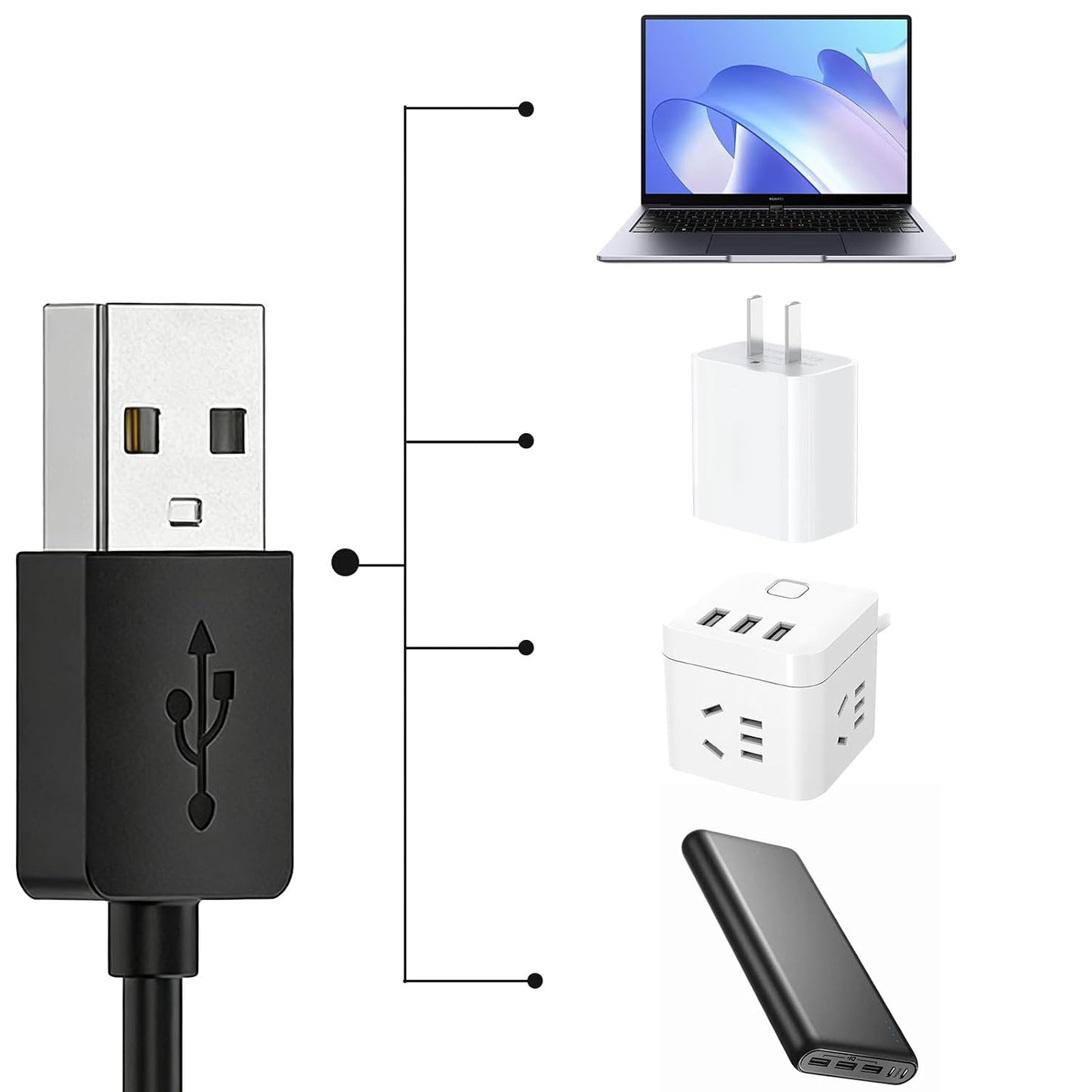 USB Charging Cable for Xiaomi Smart Band & Redmi Watches