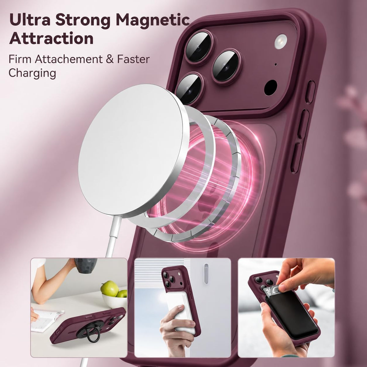 Matte Magsafe Compatible Case for iPhone 18 Pro