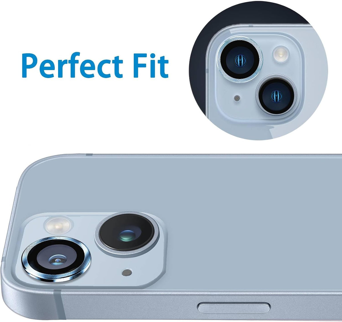 Camera Lens Protector Alloy Frame for iPhone 14