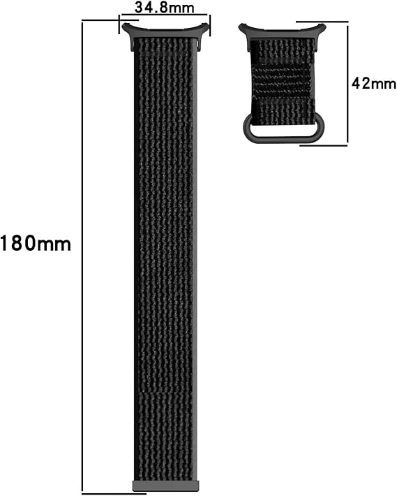 Nylon Velcro Strap for Samsung Galaxy Watch Ultra (2025)