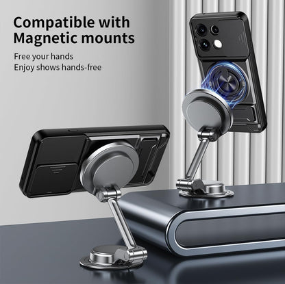 Magsafe Compatible Tough Ring Stand  Case for Oppo Reno 16 F