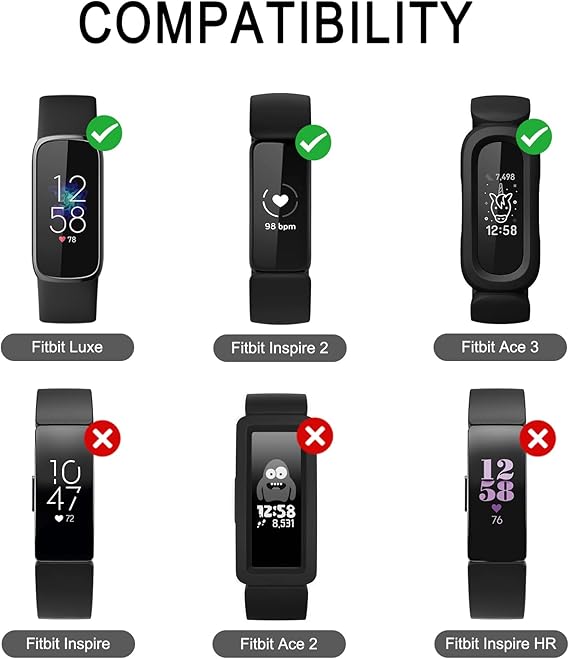 Rubber Strap / Case for Fitbit Ace 3