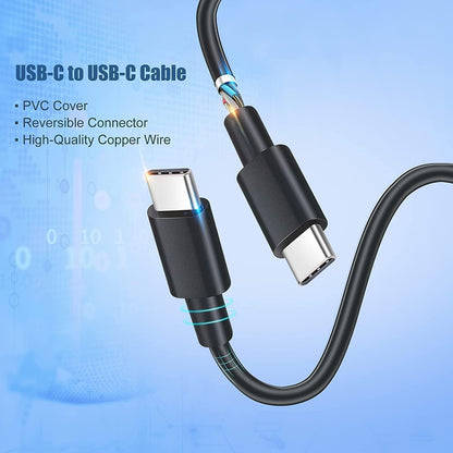 Samsung Compatible Super Fast USB Type-C Wall Charger (25W) with Type-C cable
