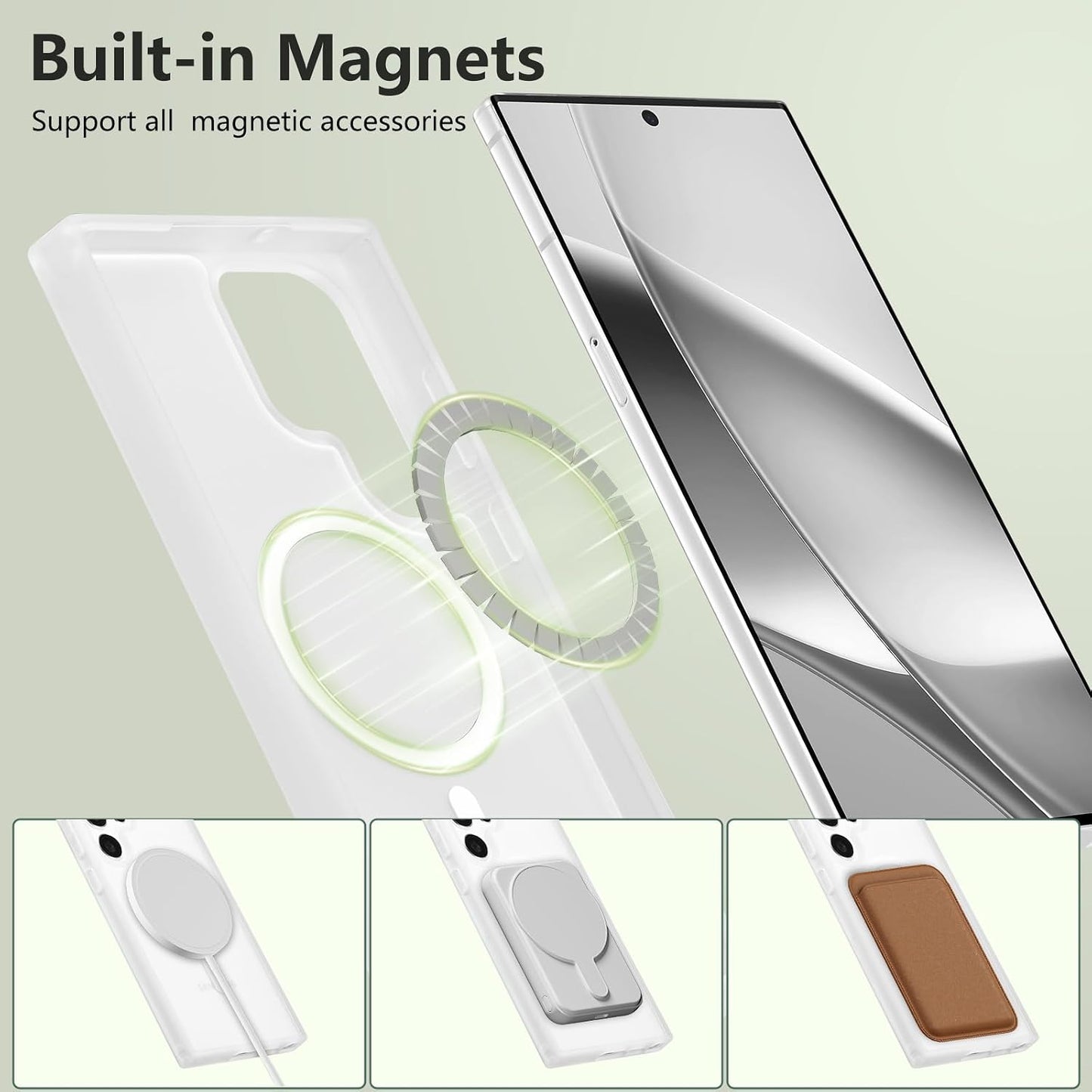 Matte Magsafe Compatible Case for Samsung Galaxy S23 Ultra