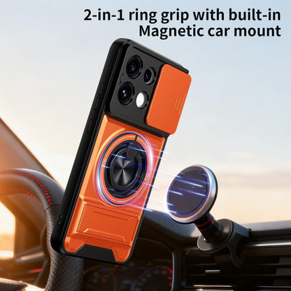 Magsafe Compatible Tough Ring Stand  Case for Oppo Reno 16 F